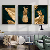 Canvas - Gold Pineapple